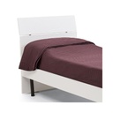 Letto una piazza e mezzo bianco frassinato per camera cm 200x131xH 98