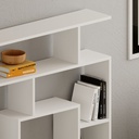 Libreria Labirent Bianca 5 Ripiani 129x125x22 cm