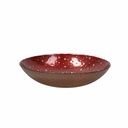 Piatto a Servizio Fondo 30x7 cm Vetro Rosso