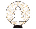 Luce a telaio Micro LED in metallo per albero stabile da interno 4x35x38 cm