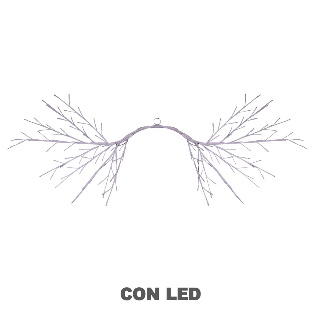 Luce ramo 144 led bianco caldo cm130x80alimentazione fissa uso esterno