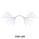 Luce ramo 144 led bianco caldo cm130x80alimentazione fissa uso esterno
