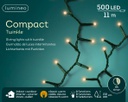 Luci a led compact twinkle lights 11 mt 500 led