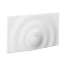 Placca per cassetta dual flush cromo