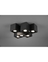 Plafoniera 6 Cubi GU10 RGB Fernando Nero Opaco Trio Lighting