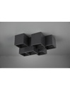 Plafoniera 6 Cubi GU10 RGB Fernando Nero Opaco Trio Lighting