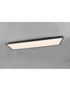 Plafoniera Applique Rettangolare Moderna Led Dimmer 34w Alpha Nero Trio Lighting