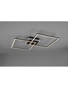 Plafoniera Arribo Quadrati Nero Led Dimmerabile Rgbw Trio Lighting