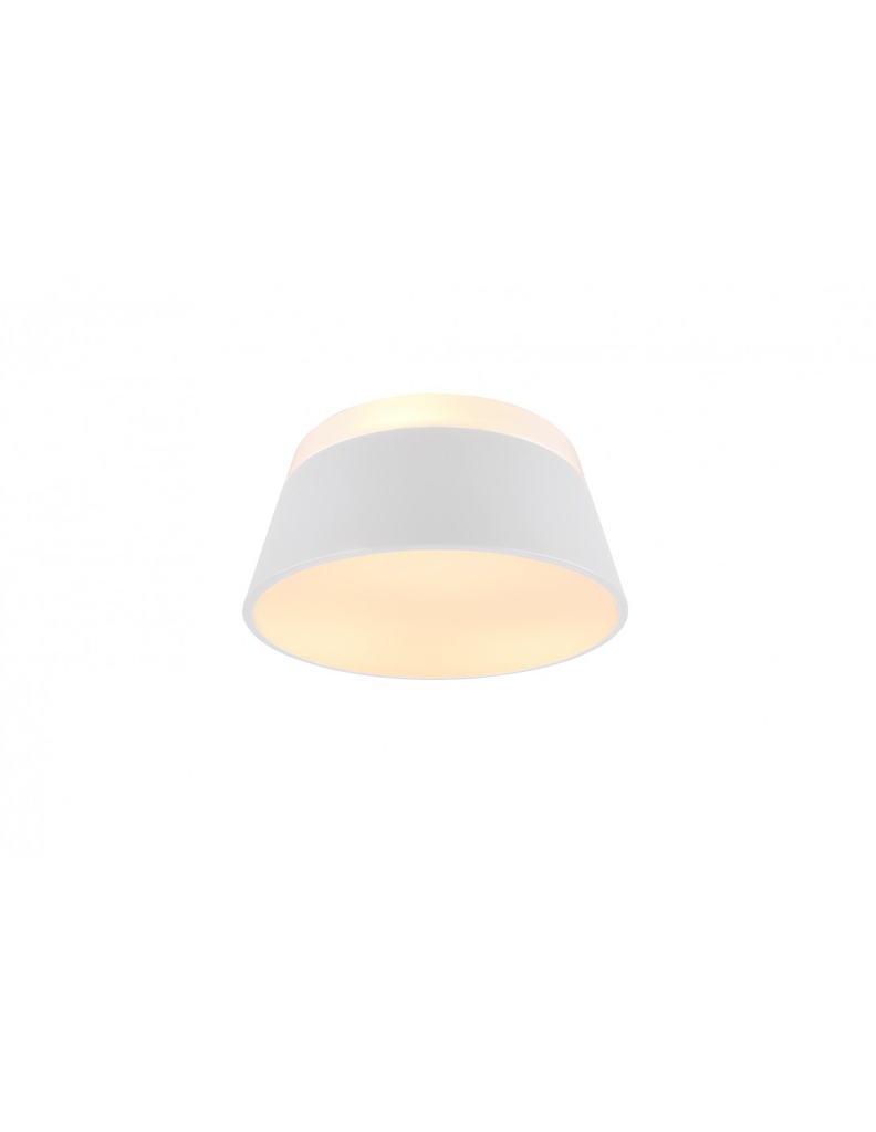 Plafoniera Baroness Cono Bianco Ø45 cm Doppia Illuminazione Trio Lighting