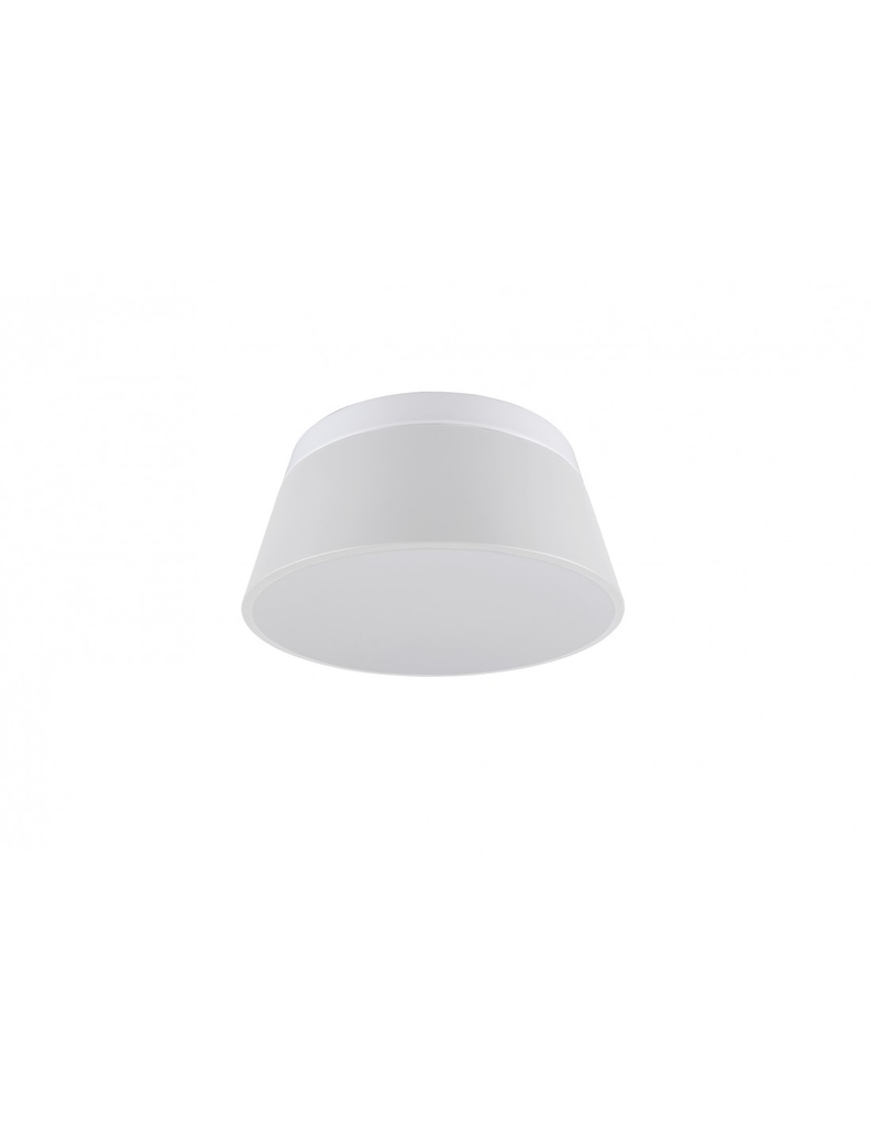 Plafoniera Baroness Cono Bianco Ø45 cm Doppia Illuminazione Trio Lighting