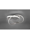 Plafoniera Course Nichel Spirale Led 18w Dimmerabile Ø45 cm Trio Lighting