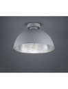 Plafoniera Cupola Jimmy 1xE27 Alluminio E Argento Ø31 cm Trio Lighting