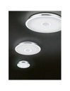 Plafoniera Disco Led Dimmer 12w Osaka Ø21 cm Effetto Stelle Trio Lighting