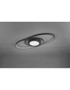 Plafoniera Galaxy Doppia Spirale Antracite Led 27w Dimmerabile Trio Lighting