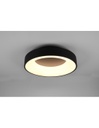 Plafoniera Girona Led 27w Dimmerabile Nero Ø45 cm Trio Lighting