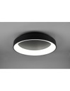 Plafoniera Girona Led 48w Dimmerabile Nero Ø60 cm Trio Lighting