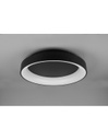 Plafoniera Girona Led 48w Dimmerabile Nero Ø60 cm Trio Lighting