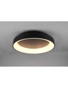 Plafoniera Girona Led 48w Dimmerabile Nero Ø60 cm Trio Lighting