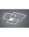 Plafoniera Hydra 3 Quadrati Led 38w Nichel L65 cm Dimmerabile Trio Lighting