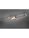 Plafoniera Irvine 3 Rettangoli Led 60w Antracite L105 cm Dimmerabile Trio Lighting