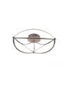 Plafoniera Led Charivari Ellissi Nichel Ø62 cm Trio Lighting