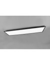 Plafoniera Led Moderna Rettangolare Gamma Nero Trio Lighting