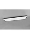 Plafoniera Led Moderna Rettangolare Gamma Nero Trio Lighting