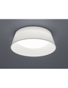 Plafoniera Led Paralume Stoffa Bianca Ponts Ø34 cm Trio Lighting