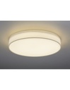 Plafoniera Led Paralume Tessuto Bianco Lugano Ø75 cm Trio Lighting