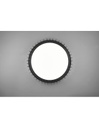 Plafoniera Legno Nero Led 38w Dimmer Monte Trio Lighting