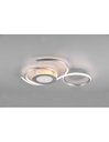 Plafoniera Moderna Led Dimmer Per Soggiorno Jive Nichel Trio Lighting