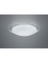 Plafoniera Moderna Led Dimmerabile Effetto Stelle Glitterate Frodo Bianco Ø48 cm Trio Lighting