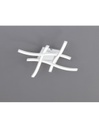 Plafoniera Moderna Route 4 Bacchette Led 4000k Bianco Trio Lighting