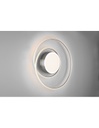 Plafoniera Moderna Soffitto Circolare Yava Nichel Led Dimmer Trio Lighting