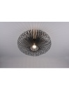 Plafoniera Nera Gabbia Aperta Ellissi Nera Johann Ø50 cm Trio Lighting