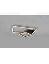 Plafoniera Ottone Squadrata Orientabile Led Dimmer Padella Trio Lighting