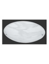 Plafoniera Ovale Lana Paralume Vetro Sabbiato Alabastro Trio Lighting