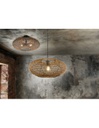 Plafoniera Paralume Fibre Naturali Hedda Trio Lighting