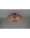 Plafoniera Paralume Fibre Naturali Hedda Trio Lighting