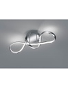Plafoniera Perugia Design Fiocco Cromo Led Dimmer 4000k Trio Lighting