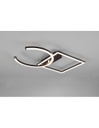Plafoniera Pivot Nero Led Dimmer 4000k Orientabile Trio Lighting