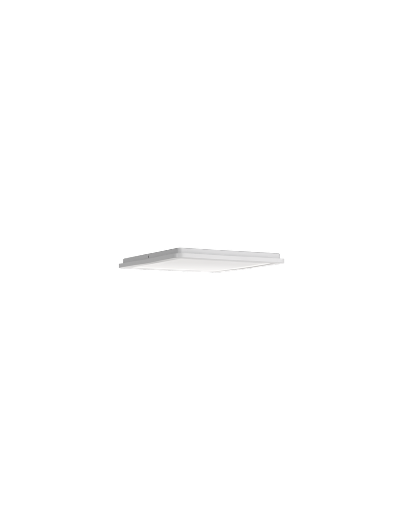 Plafoniera Quadrata Camillus Led Dimmerabile Bianco IP44 40x40 cm Trio Lighting