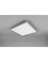 Plafoniera Quadrata Gamma Alluminio Led Multifunzione 45x45 cm  Trio Lighting