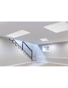 Plafoniera Quadrata Titus Dimmerabile Bianco 75x75 cm Trio Lighting