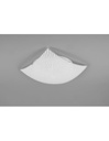 Plafoniera Quadrata Vetro Trasparente Elisa 2xE27 Trio Lighting