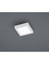 Plafoniera Quadrata Zeus Led Dimmerabile Bianco 18x18 cm Trio Lighting