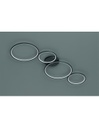 Plafoniera Rondo 4 Cerchi Led Nero L97 cm Trio Lighting