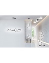 Plafoniera Rondo 4 Cerchi Led Nero L97 cm Trio Lighting