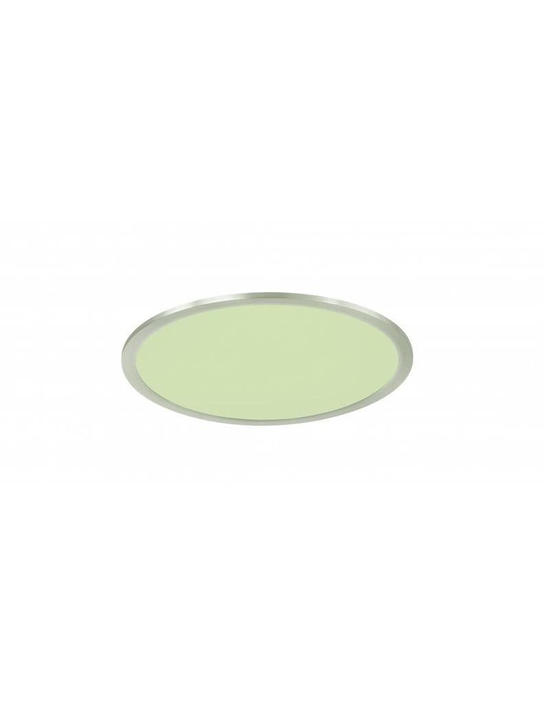 Plafoniera Rotonda Griffin Led Dimmerabile Rgbw Nichel Ø60 cm Trio Lighting