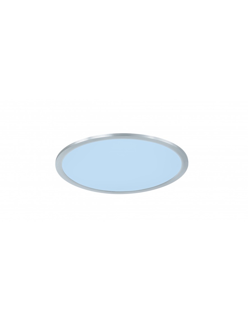 Plafoniera Rotonda Griffin Led Dimmerabile Rgbw Nichel Ø60 cm Trio Lighting